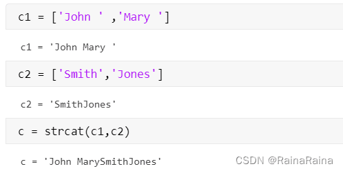 Matlab 中的字符（char）和字符串（string）