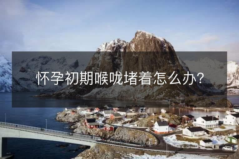 怀孕初期喉咙堵着怎么办？