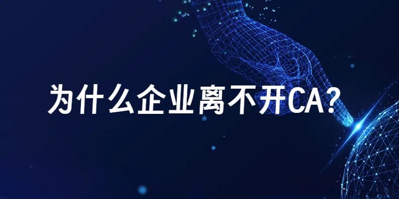 为什么企业离不开证书颁发机构（CA）？