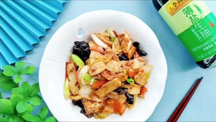 梭子蟹炒年糕