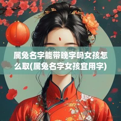属兔女孩名字能否带“晚”字？详解其寓意与搭配建议
