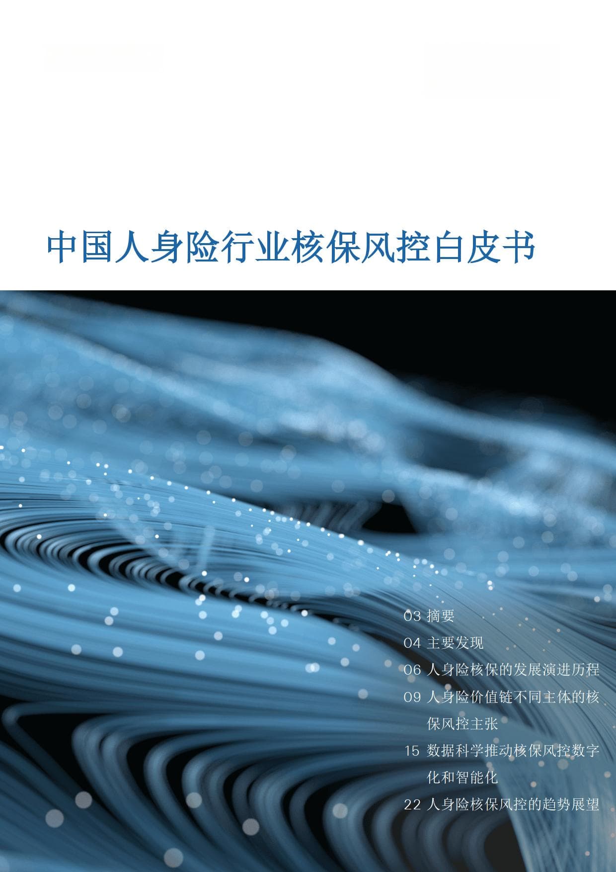 中国人身险行业核保风控白皮书