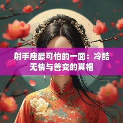 射手座最可怕的一面：冷酷无情与善变的真相