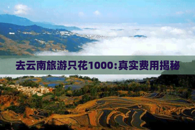去云南旅游只花1000:真实费用揭秘