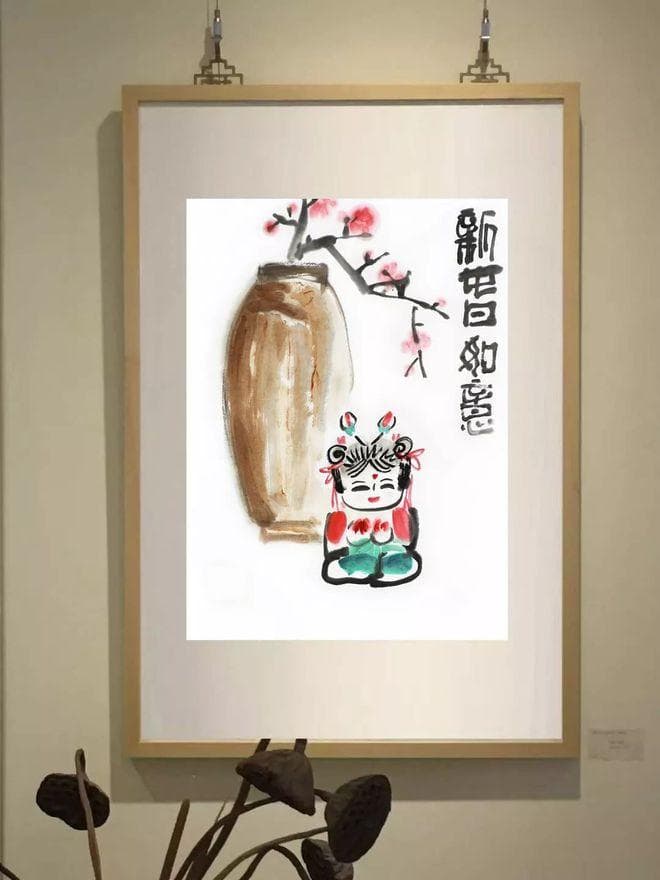 家中为啥挂字画？
