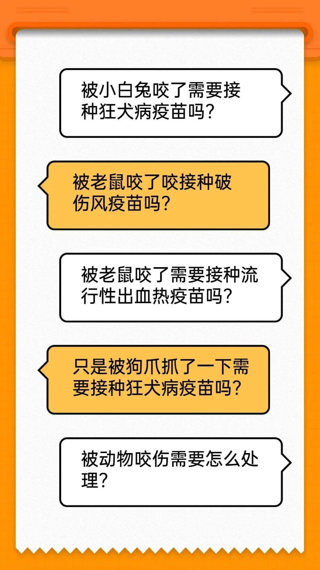 被仓鼠、老鼠、兔子等动物咬伤需要打疫苗吗？最全解答来了