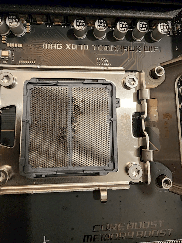 锐龙7 9800X3D首次烧毁：微星官方回应正在调查