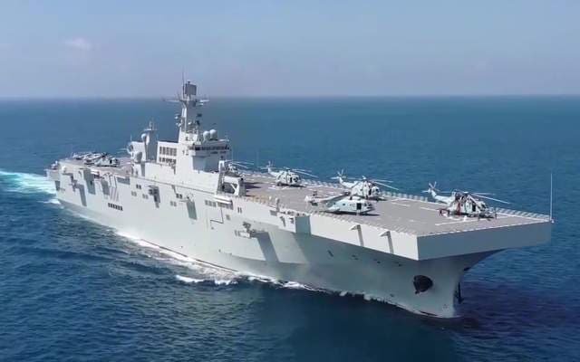 中国075型两栖攻击舰再现宫古海峡，075型舰为什么看上去更强大？