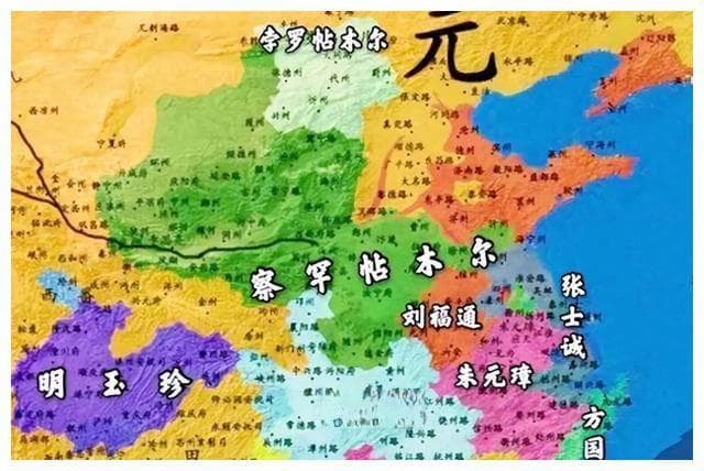 元末三大势力朱元璋、陈友谅、张士诚，谁的实力最强？