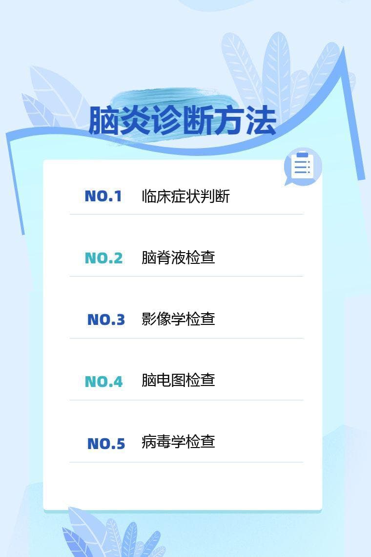 脑炎诊断方法