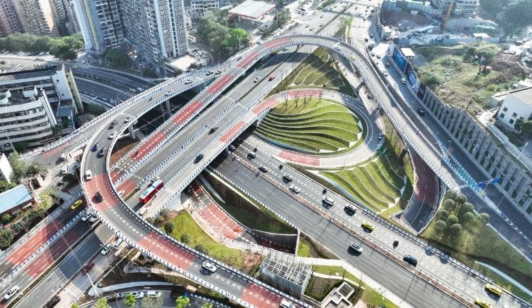 路网改造让城市“经脉”更通畅 重庆蚂蟥梁立交助力区域蝶变