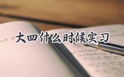 大四最佳实习时机：把握机遇，开启职业新篇章