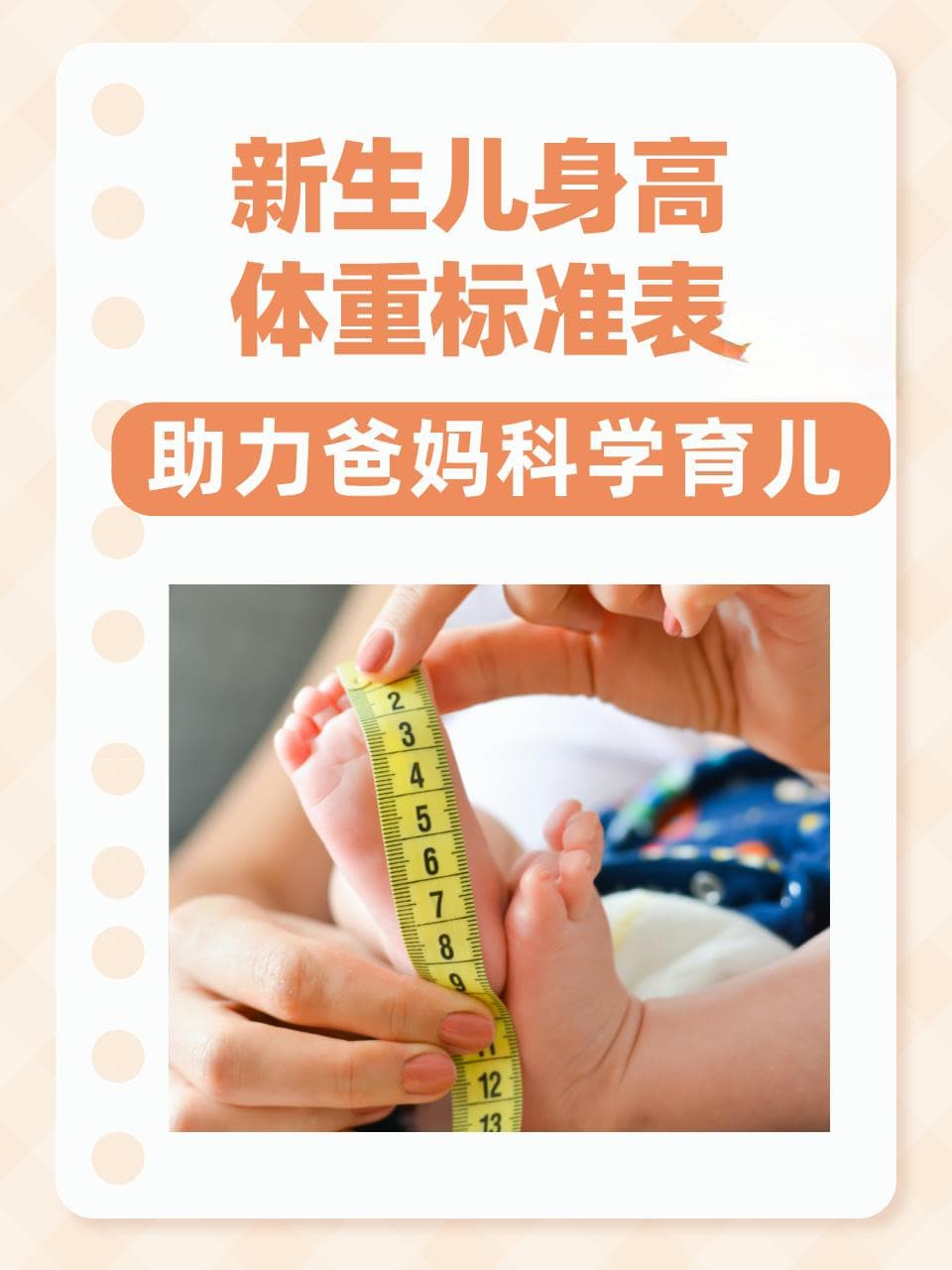 新生儿身高体重标准表，助力爸妈科学育儿