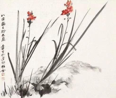 “画兰须得兰之神”：张大千的兰花艺术
