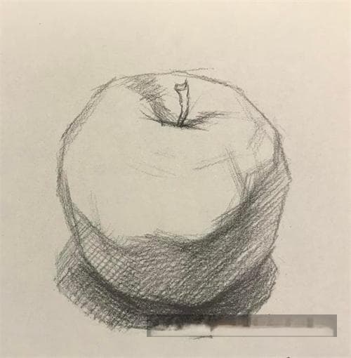 基础素描苹果画法全解析：从形状到明暗的完整教程