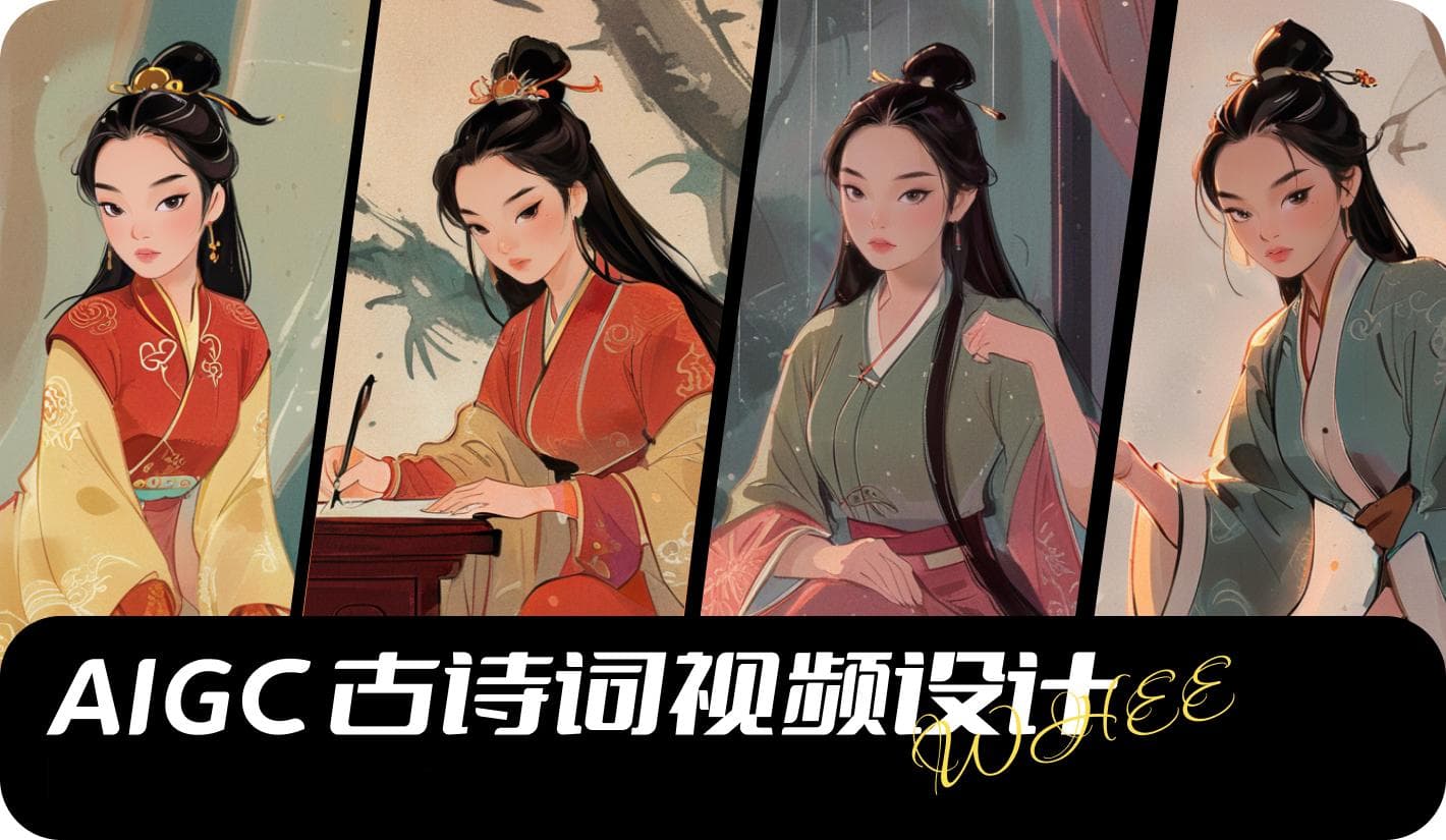 AIGC辅助古诗词视频设计