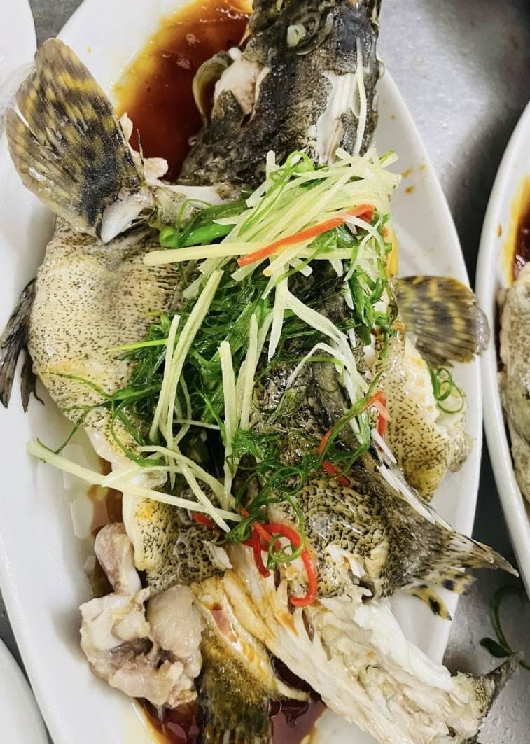 三亚第一市场的海鲜天堂：清蒸石斑鱼的鲜美与椰子饭的清香
