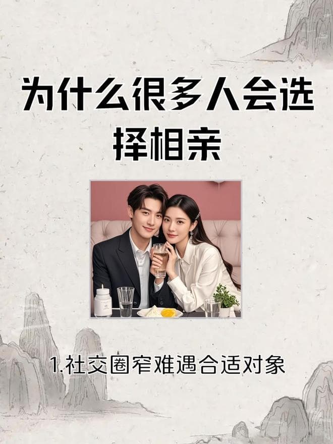 为什么越来越多的人选择相亲？从社会、家庭和个人三个层面深度解析