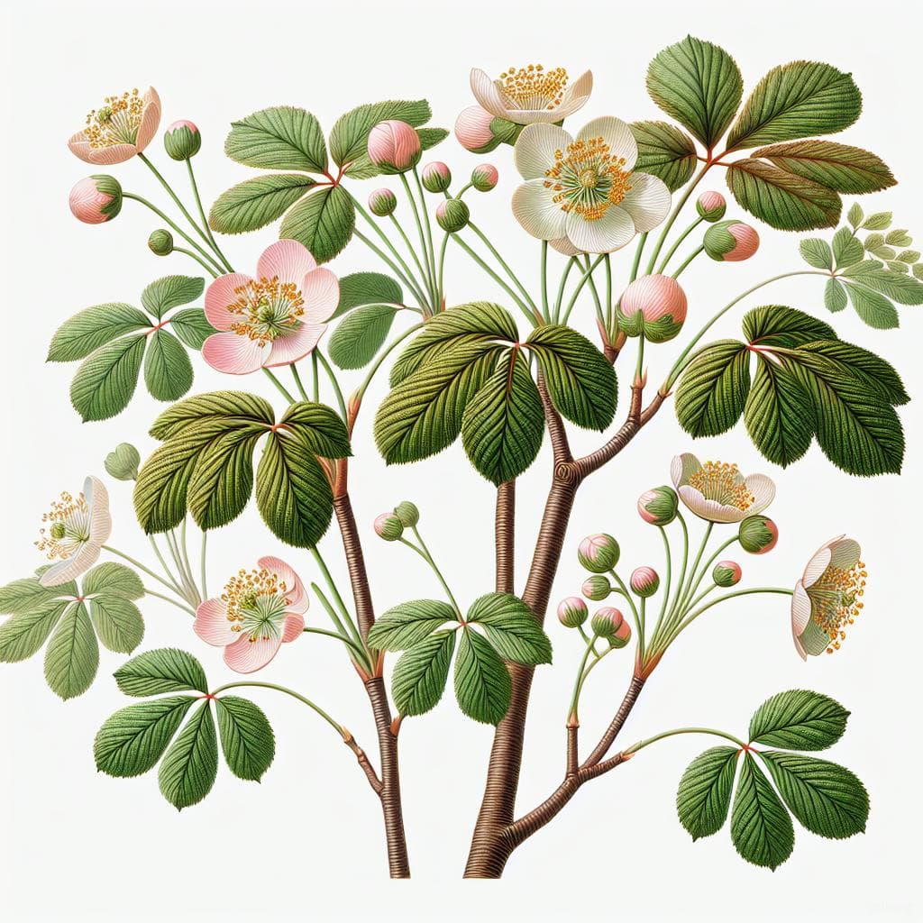 海棠（Chaenomeles sinensis）：春日里的园艺瑰宝