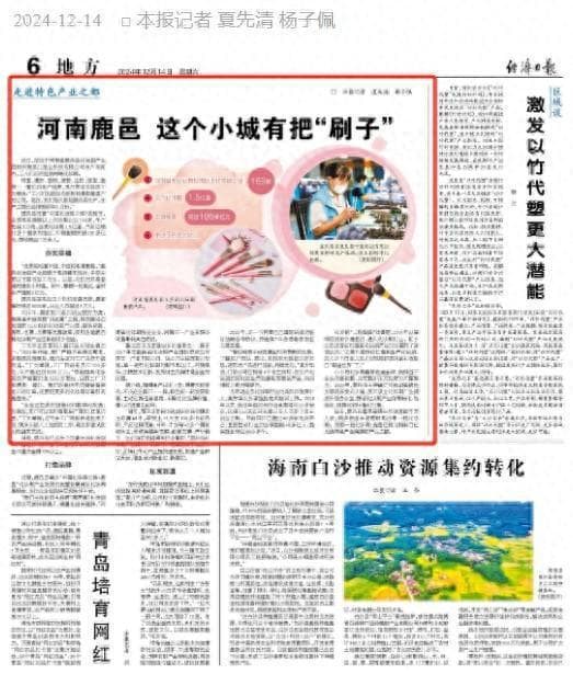 河南鹿邑：这个小城有把“刷子”