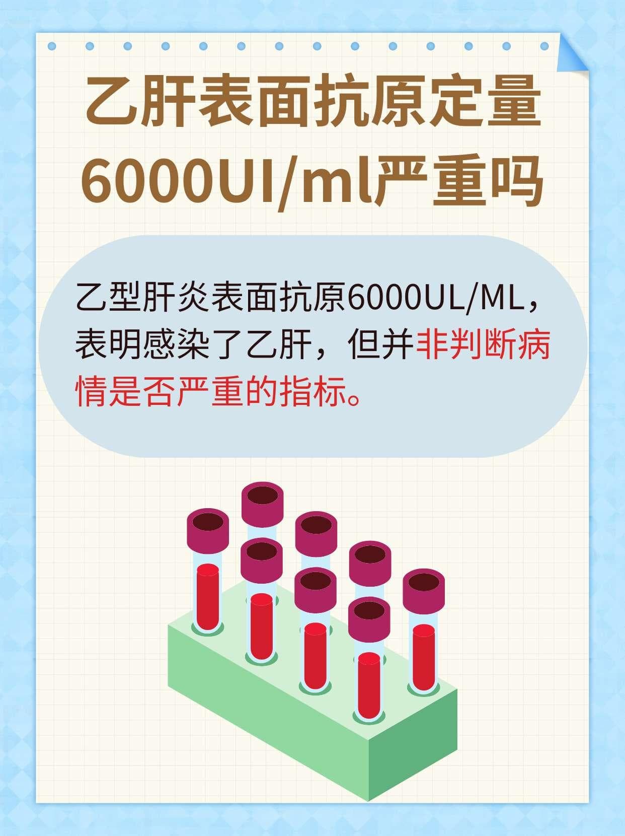 乙肝表面抗原定量6000：病情解读与应对策略