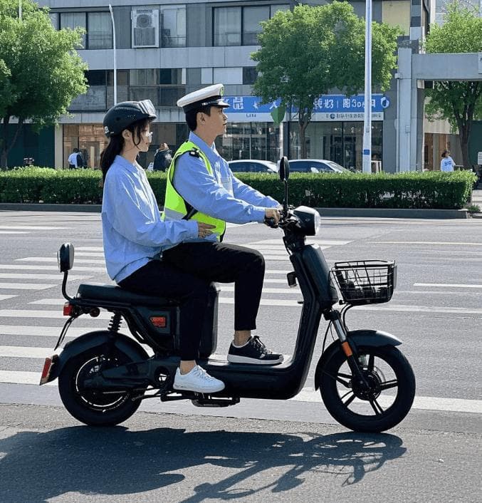 电动车载人会被罚?相关规定是什么？网友纳闷：接自己女朋友下班也不行？