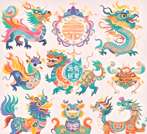 探索中国传统吉祥物的多彩寓意与象征