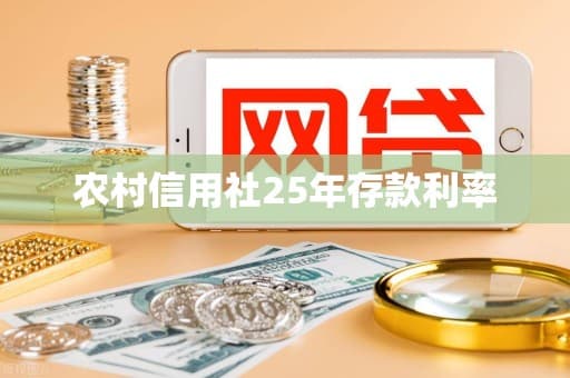 农村信用社25年存款利率
