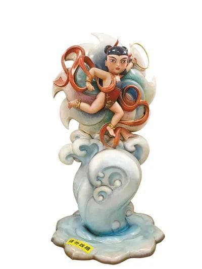 呼家楼地铁站新添"哪吒闹海"彩塑，背后藏着这些故事