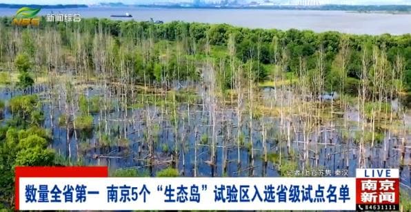 数量全省第一 南京5个“生态岛”试验区入选省级试点名单