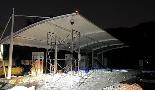 膜结构停车棚：城市停车难题的创新解决方案