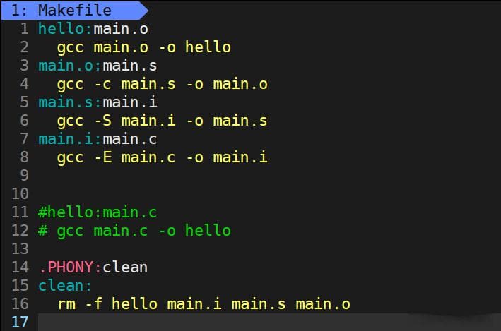 Makefile自动化构建工具的使用