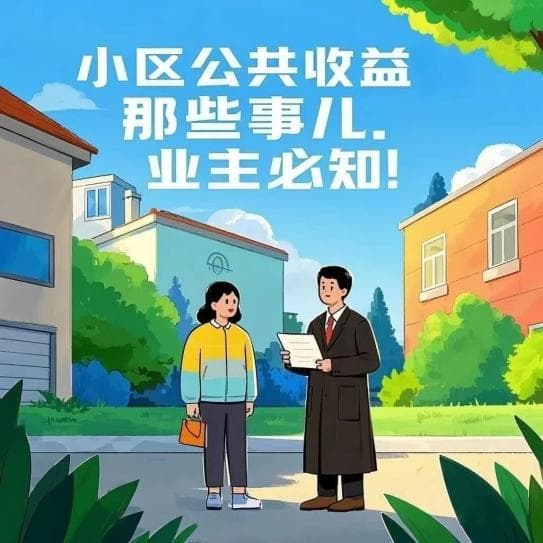 【以案说法】小区公共收益那些事儿，业主必知！