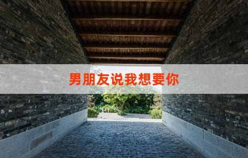 男朋友说我想要你：爱情中的直白表达与深度沟通
