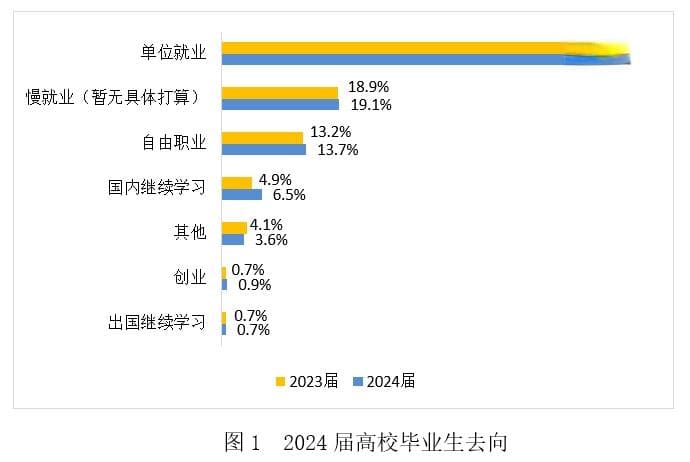 2024大学生就业力调研报告：就业选择更加多元，求职态度更加务实