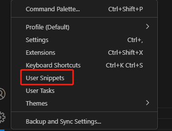 自定义Snippets常用代码片段提高开发效率