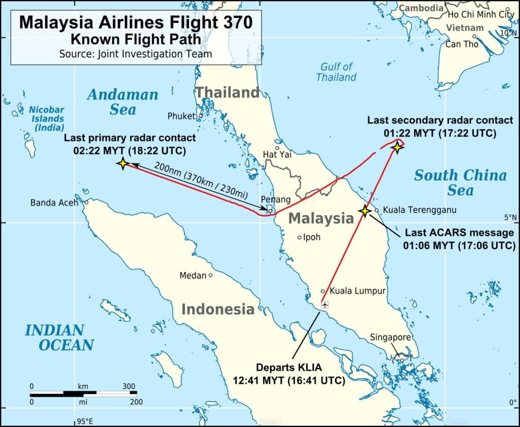 马来西亚交通部长：原则上同意恢复对马航MH370航班的搜索