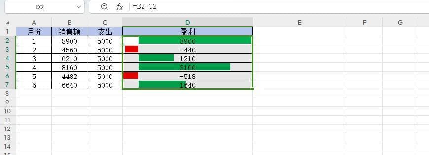 Excel中制作进度条展示数据的方法实例详解