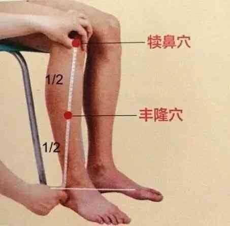 丰隆穴的位置和功效：健脾化痰，和胃降逆，舒缓情志，缓解疼痛等
