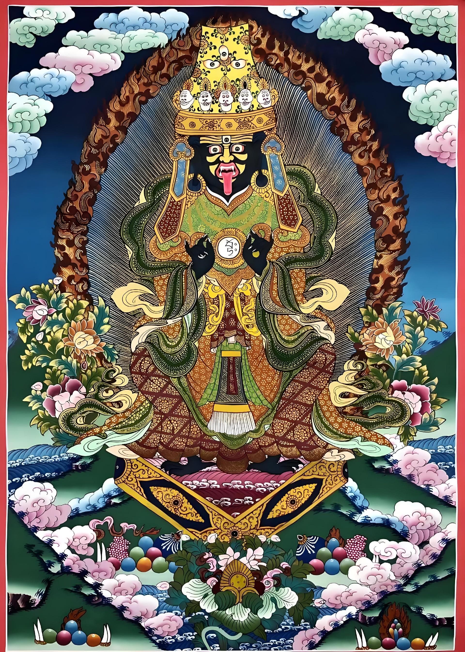 扎基拉姆：藏族文化中的女财神与护法神