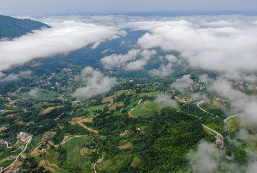 陕西汉阴：古梯田里的乡村振兴新图景