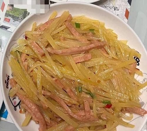 13个步骤教你做出完美肉末土豆丝