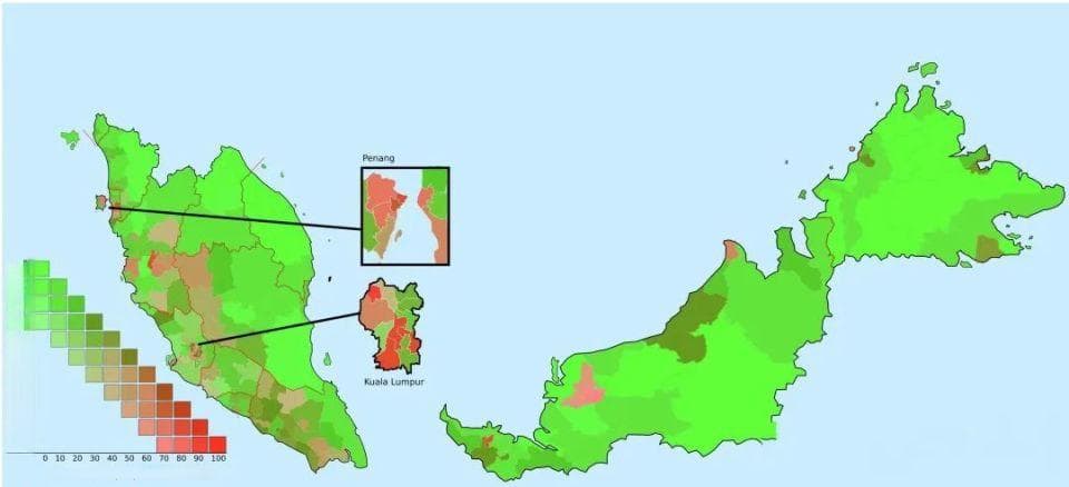 华人从40%跌至22%，马来西亚留不住华人？