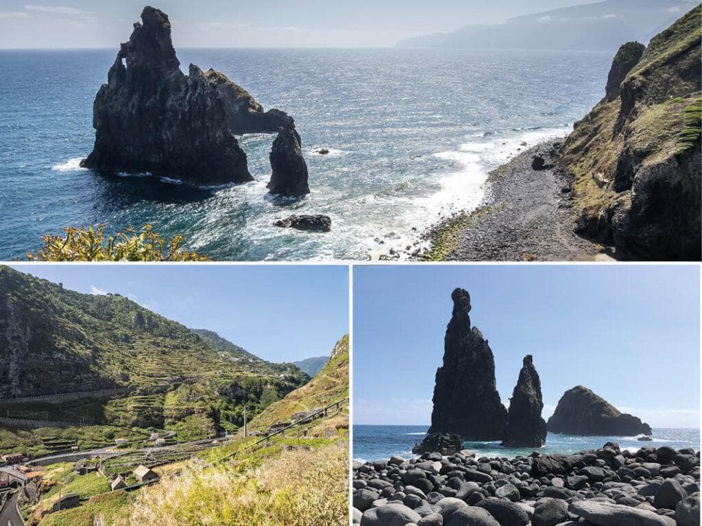 马德拉岛Ribeira da Janela岩柱群：实用指南与精美照片