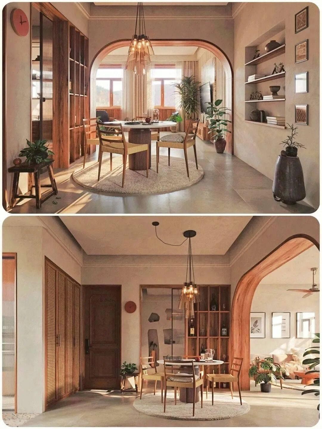 8万预算打造的85㎡南洋复古风小家，宛如旧时光里的温柔梦