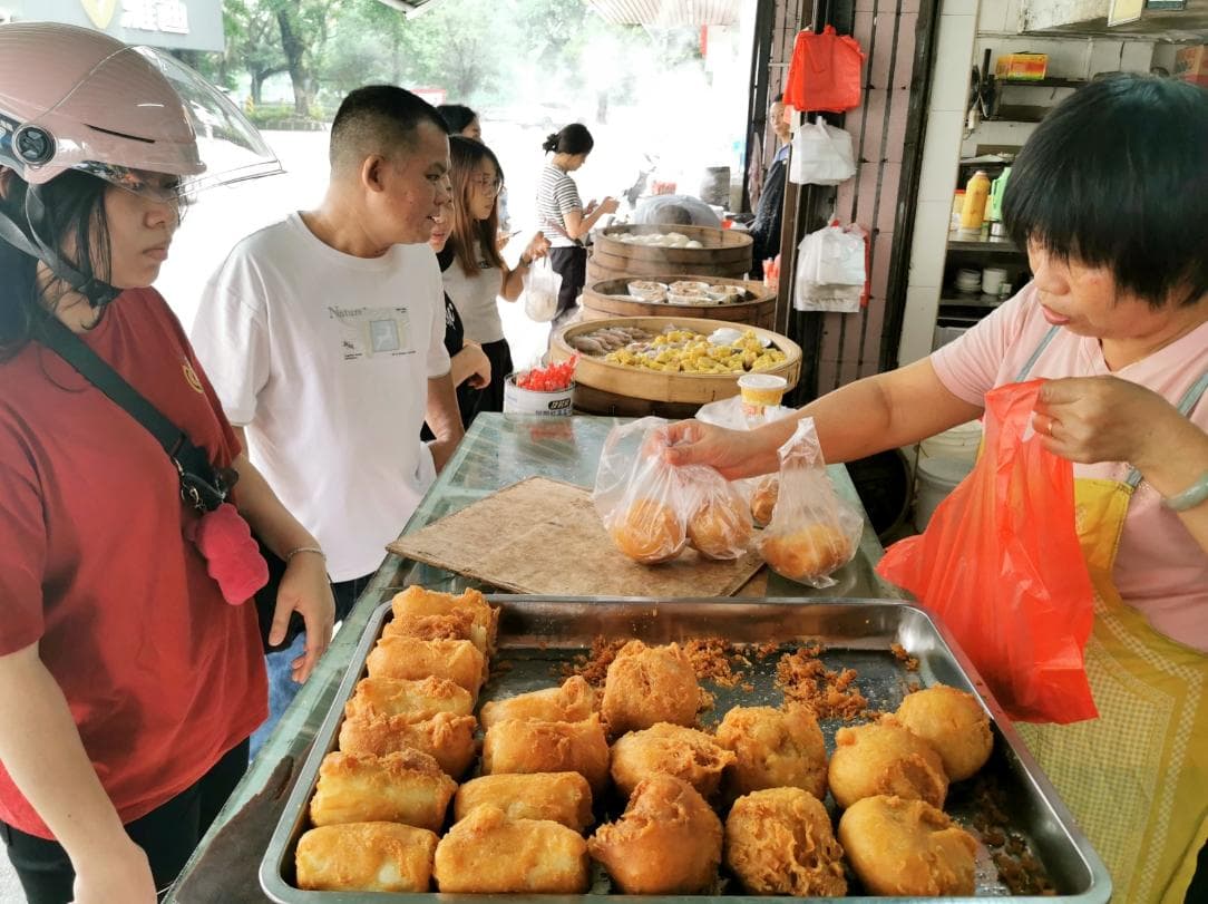 广东台山早餐油炸小吃“炸”出乡味