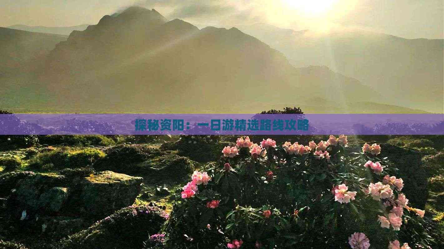 探秘资阳：一日游精选路线攻略