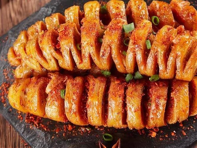 美味烤面筋的详细做法与丰富配料分享