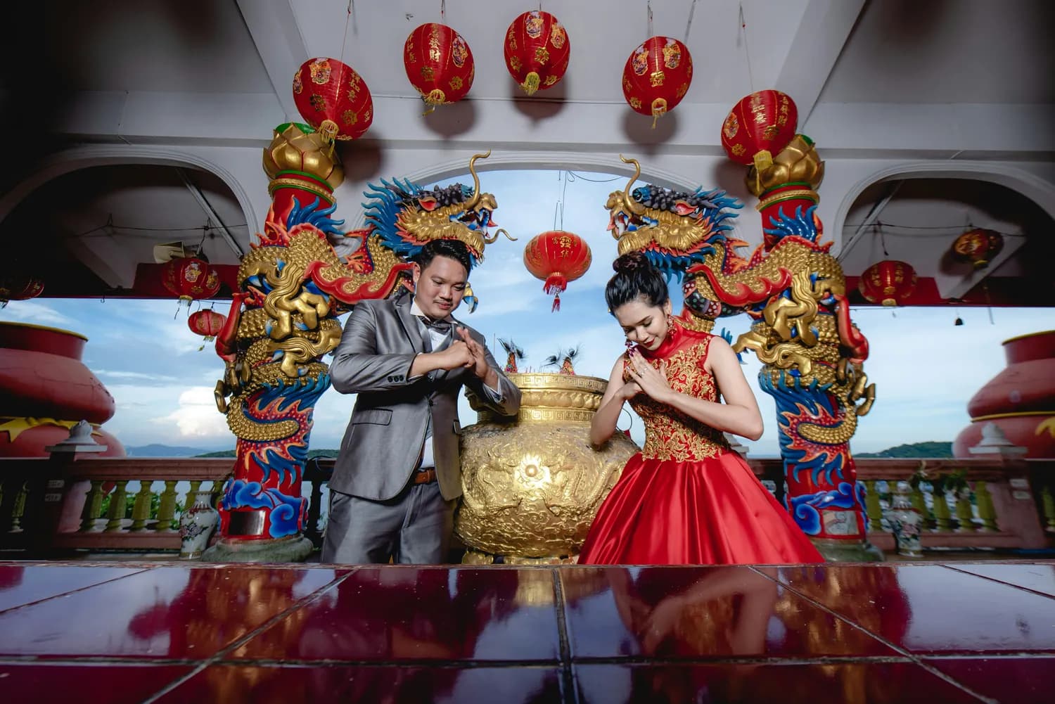 国潮风婚纱照：拍出你的中国范儿