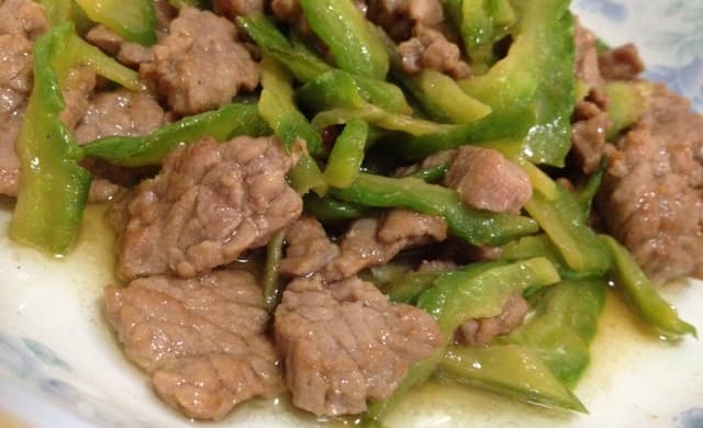 苦瓜炒牛肉